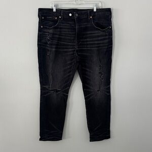 American Eagle Men's Athletic Fit Jeans Black Size 38x30
